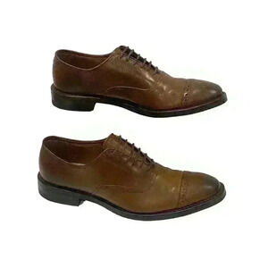 Allen Edmonds Fifth Avenue Cap Toe Brown Oxford Danite Sole US 8.5 AA/ EUR 42